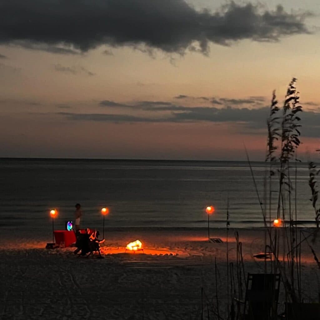 Beach bonfire experience 12