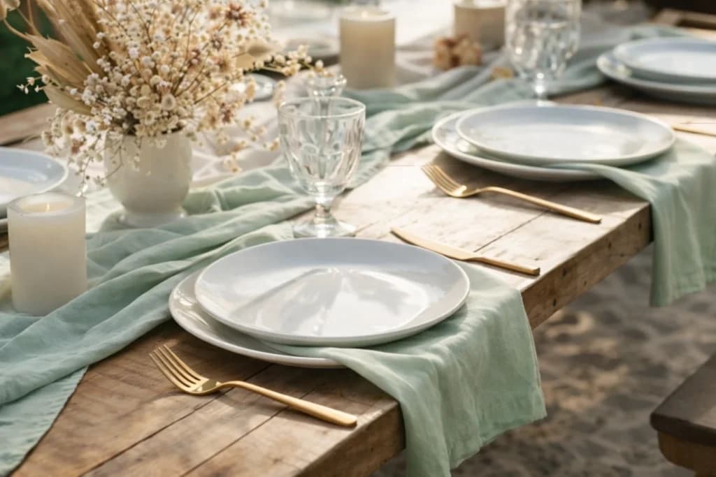 Beach picnic setup on 30A