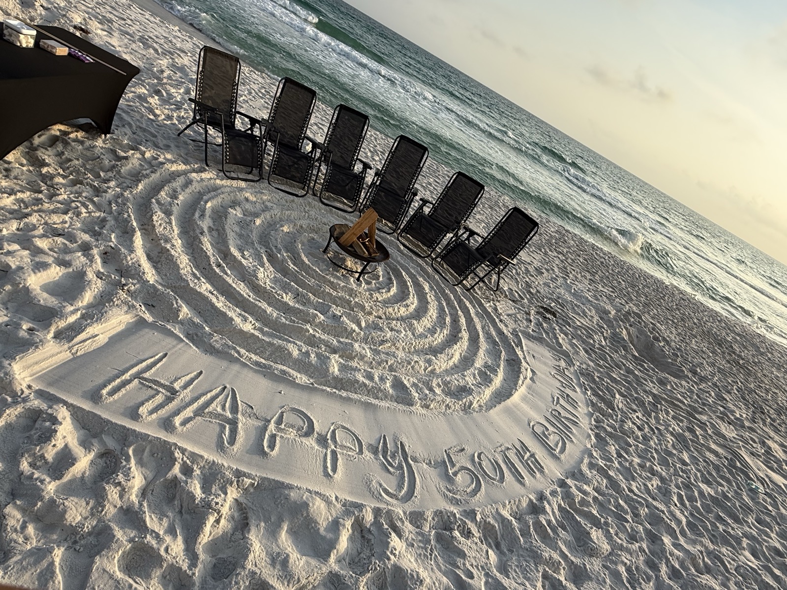 Beach bonfire on the Gulf Coast - 30A and Panama City Beach
