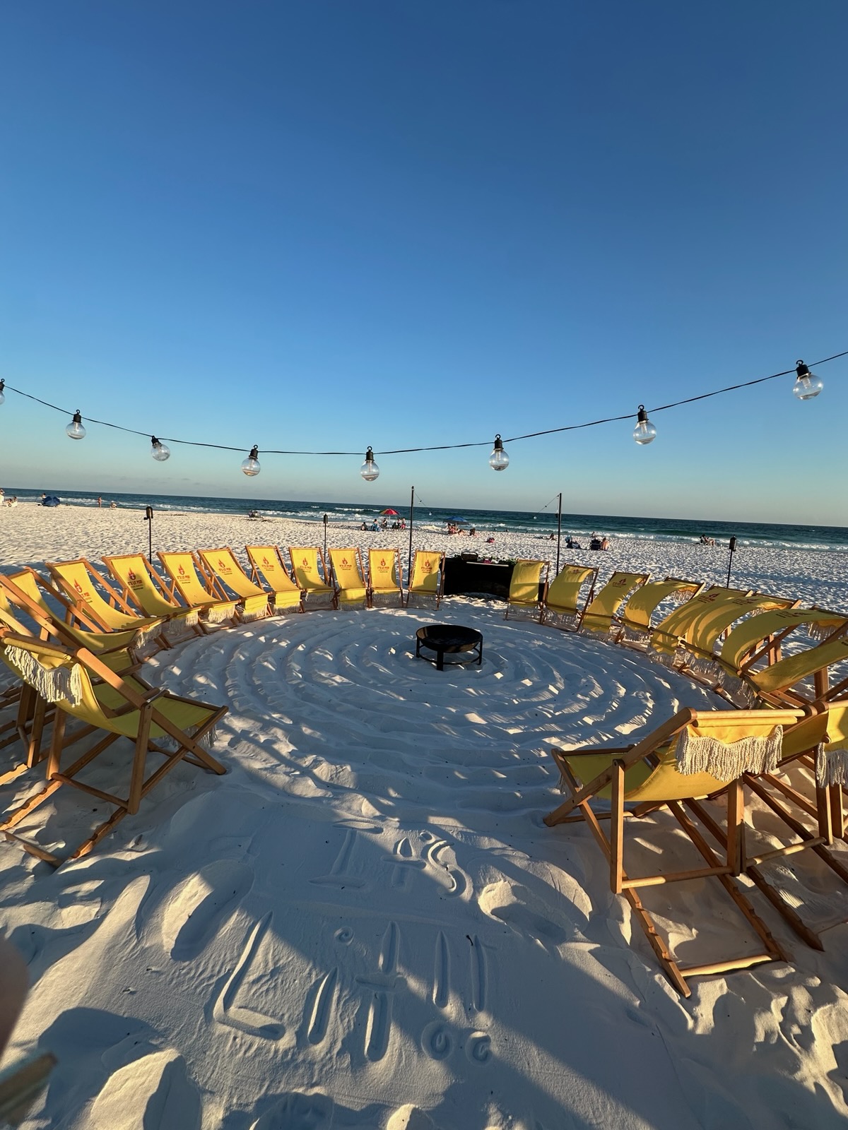 Beach bonfire on the Gulf Coast - 30A and Panama City Beach
