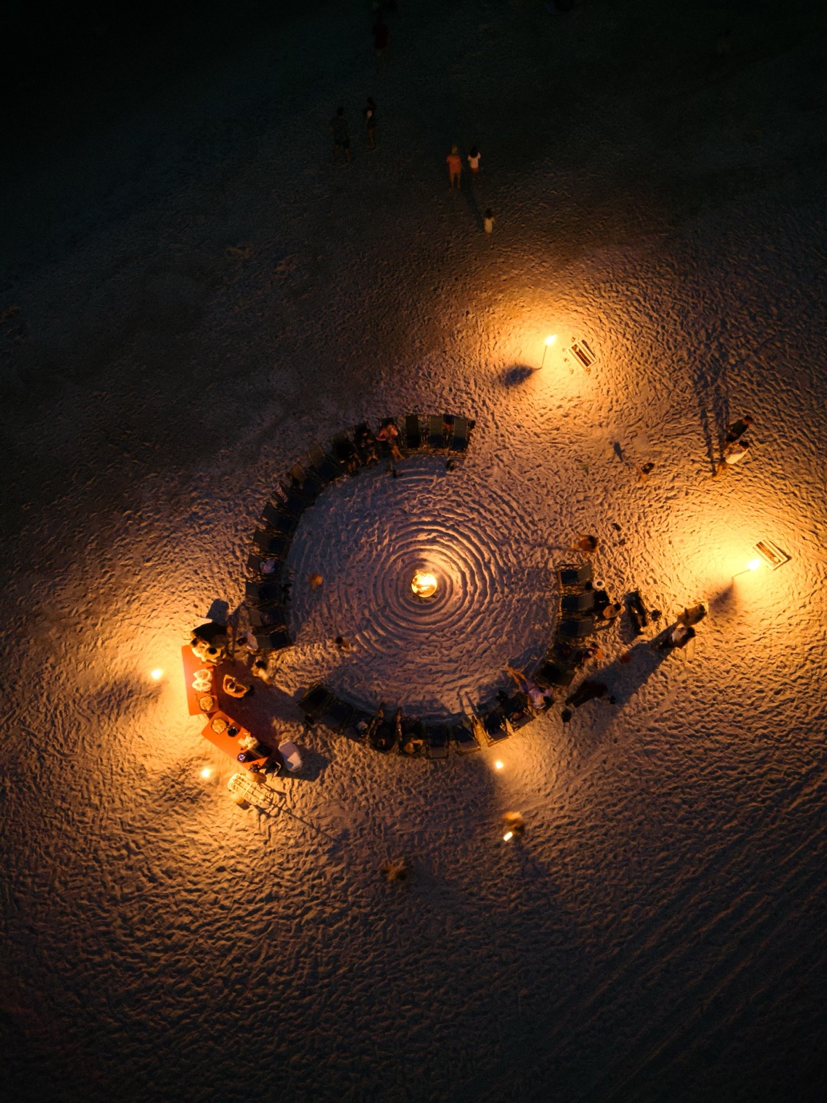Super-Lit beach bonfire package