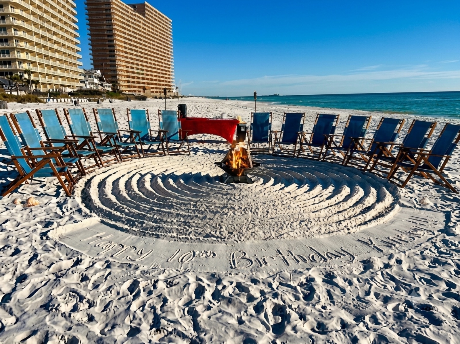Really-Lit beach bonfire package
